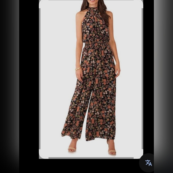 Vince Camuto Pants - Vince Camuto Multicolor Floral Jumpsuit